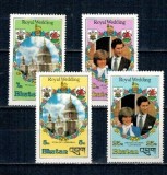 Bhutan 1981 - Royal Wedding, Charles&amp;amp;Diana, serie neuzata