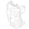 Rezervor spalator parbriz BMW X1 (F48), 06.2015-; X2 (F39), 03.2018-, Fara pompa spalator parbriz, cu sistem spalare faruri, Fara gura umplere, Cu se