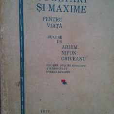 Nifon Criveanu - Cugetari si maxime pentru viata (1929)