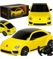 Masinuta RC Volkswagen Beetle 1:14 galbena pentru copii