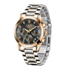 Ceas dama Lige Quartz Analog Fashion Casual Afisare data