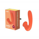 Cumpara ieftin Vibrator 2-in-1 Kissen Kraken, Portocaliu