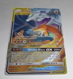 Cartonaș pok&eacute;mon tag team RESHIRAM si CHARIZARD 2019