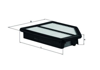 MAHLE LX 3007 Filtru aer foto
