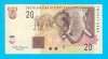 Bancnotă Africa de Sud (pick 129) 20 Rand 2009 UNC serie: AJ55368.. B
