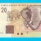Bancnotă Africa de Sud (pick 129) 20 Rand 2009 UNC serie: AJ55368.. B