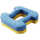 Set 10 lavete de inlocuire pentru robotul de curatat geamuri Rag Tagoiru, microfibra, galben, albastru