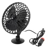 Ventilator auto, lungime cablu: 1,6m, ventuze prindere, 14 cm, negru