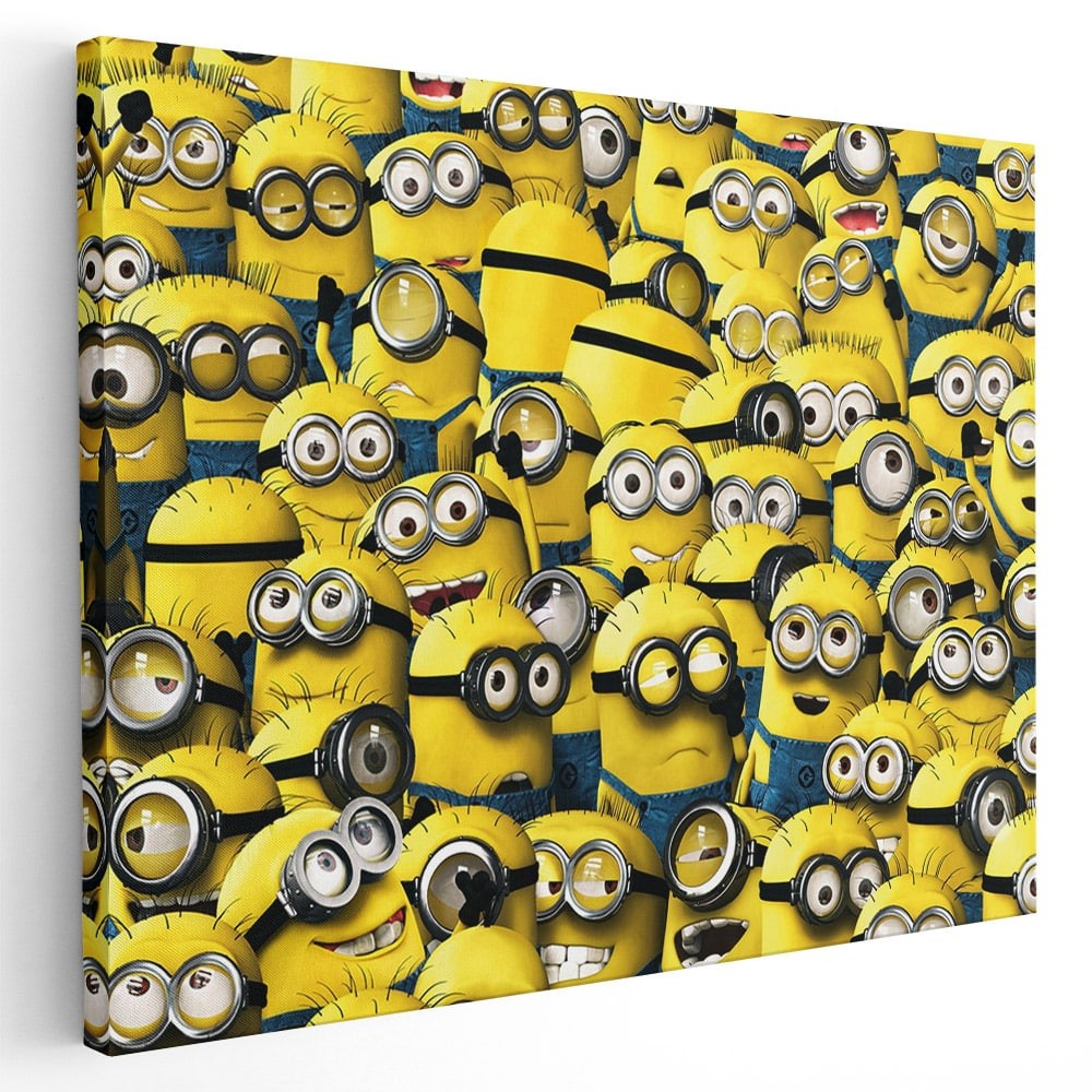 Tablou afis Minionii desene animate 2235 Tablou canvas pe panza 60x90 cm |  Okazii.ro