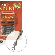agrafa rapida Carp Expert Quick Lock Swivel plic 10 bucati