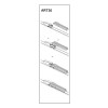 Stergator parbriz pasager AUDI A6 06/2001-&gt; COD:ART36 22&quot; Automotive TrustedCars, Oem