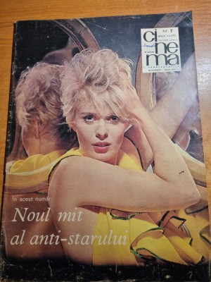 cinema iulie 1969-margareta pogonat,sebastian papaiani,charlie chaplin foto