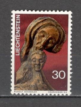 Liechtenstein.1970 Nasterea DomnuIui-ScuIptura SL.50 foto