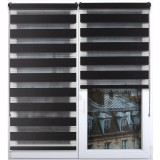 Rulou Zebra 150X180 Cm &ndash; Negru Compoziție Polyester | Jaluzele