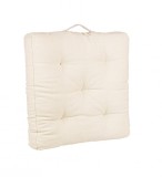 Cumpara ieftin Set 3 perne podea bumbac bej Mayuri 60x60x10 cm