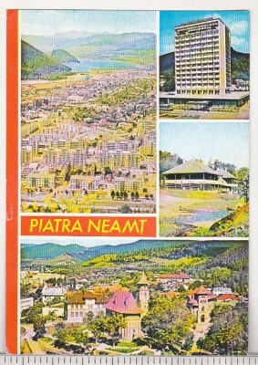bnk cp Piatra Neamt - Vedere - circulata - marca fixa foto