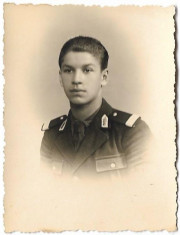 D438 Fotografie elev militar roman 1938 foto