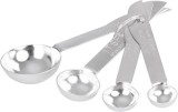 Set 4 linguri de masurat din inox MagicHome, 1,25&ndash;15 ml