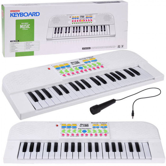 Organ mini tastatura de jucărie pentru copii 37 de taste microfon IN0160