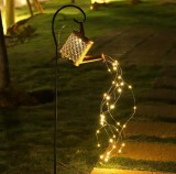 Cumpara ieftin Lampa Solara decorativa LED Tip Stropitoare , Fier Forjat, Design Retro, Proiectie Lumina Calda, IP65, 80 cm