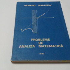 ARMAND MARTINOV - PROBLEME DE ANALIZA MATEMATICA RF10/2