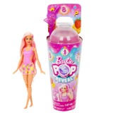 Papusa cu accesorii Barbie, Color Pop Reveal Fruit, Capsuna si Lamaie, 8 surprize, HNW41