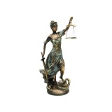 Cumpara ieftin Statueta reprezentand justitia 20x54 cm