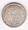 Olanda 10 Cents 1944, Europa, Argint