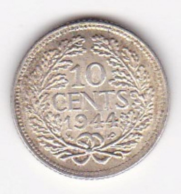 Olanda 10 Cents 1944 foto