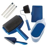 Trafalet Paint Roller Profesional cu umplere + rezervor si recipient,brat extensibil, 2 accesorii pentru Colturi,insta