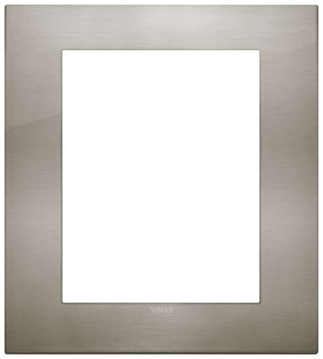 Rama Ornament 8M metal Vimar Arke inox periat 19668.08