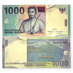 INDONEZIA INDONESIA 1000 1.000 RUPII RUPIAH 2013 , UNC [1] P-143e , necirculata