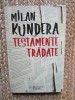 Testamente tradate - Milan Kundera, 2023, ACS