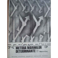 Metoda Marimilor Determinate - Marin Ene ,278730