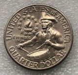 G5. USA SUA 25 cents bicentenarul 1776 - 1976 Quarter $ dollar tobosar aUNC **