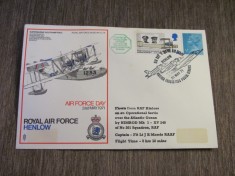 Air Force Day RAF Henlow 1971 - Plic filatelic Anglia ,temă Aviatică foto