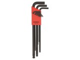 Set chei imbus sferic lungi 9 piese BONDHUS oțel