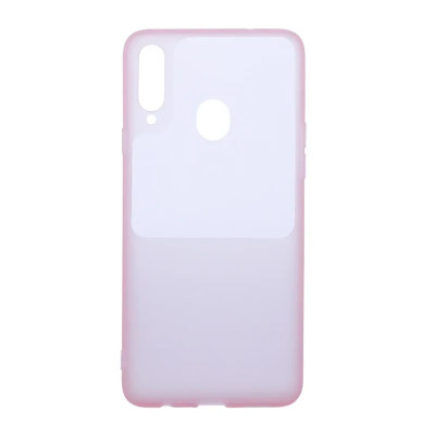 Husa Cover Silicon Tel Protect pentru Samsung Galaxy A20s Roz foto