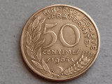 M3 C50 36 - Moneda foarte veche - Franta - 50 centimes - 1964