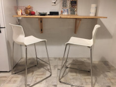 Scaun de bar Glenn (Ikea) stare impecabila (2 buc.) foto