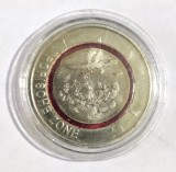 GERMANIA 5 EURO 2017 A TROPISCHE ZONE BIMETAL SI METACRILAT IN CAPSULA AUNC UNC, Europa, Nichel