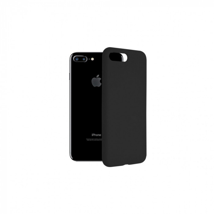 Husa Compatibila cu iPhone 7 Plus / 8 Plus Techsuit Soft Edge Silicone Negru