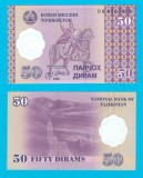 Tadjikistan (p#13) 50 Diram 1999 UNC &#039;Somoni&#039; serie: DB8503909