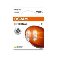 Set 2 Becuri 12V W5W Original Blister Osram