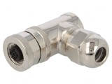 Mufă M12 5 PIN Mamă Profibus IP67 60V 4A, TE Connectivity