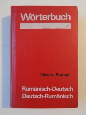 DICTIONAR ROMAN -GERMAN/GERMAN-ROMAN de MARIA ILIESCU , AL. ROMAN 1972 foto