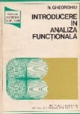Introducere in analiza functionala
