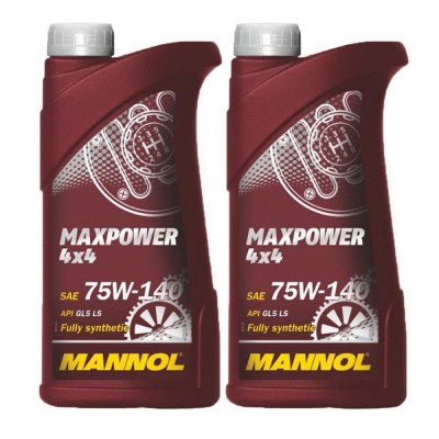 Pachet 2 litri Ulei transmisie Mannol Maxpower 4x4 75W140 foto