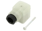 Conector cu valvă HIRSCHMANN, mufă mamă, 3 pini, 24V, format A