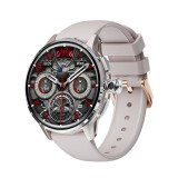 Cumpara ieftin Smartwatch Lokmat Appllp 3, Argintiu, 4G LTE, Apeluri, Nano SIM, Ecran 1.6 AMOLED, 3GB RAM + 32GB, Camera Rotativa 2MP, GPS, NFC, Monitorizare Ritm Ca